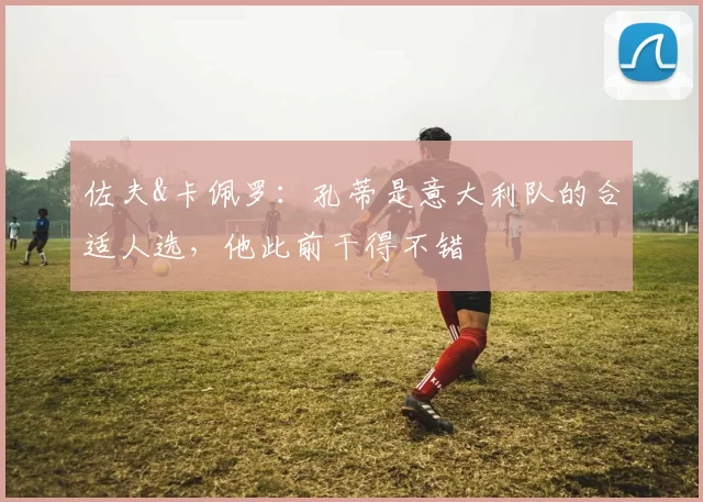 佐夫&卡佩罗：孔蒂是意大利队的合适人选，他此前干得不错