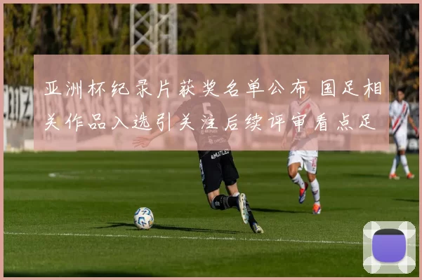 亚洲杯纪录片获奖名单公布 国足相关作品入选引关注后续评审看点足